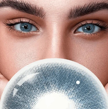 Синие контактные линзы - Лима абсолют 2шт. от ELITE Lens