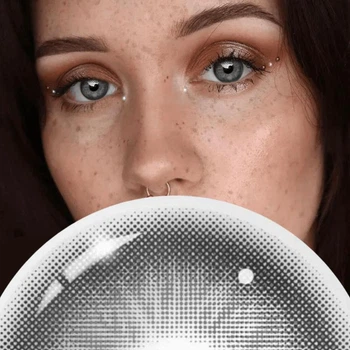Чорні контактні лінзи - Аура найт 2 шт. від ELITE Lens