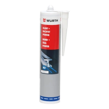 Клей-герметик Wurth K+D Power белый 300мл 08932351