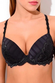 Бюстгальтер push-up Simone Perele 75AA Серый (anthracite 829) (125476)