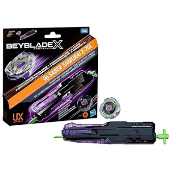 Бейблейд c пусковым устройством Hasbro Beyblade X Saber Samurai 2-70 L Victory Grip Starter (G1862)