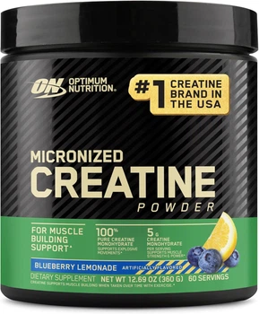 Креатин моногидрат Optimum Nutrition Creatine Micronized Powder 360 г, Blueberry Lemonade