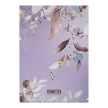 Папка-уголок А4 Buromax Arabeski матовый полупрозрачный пластик (BM.3854-48)