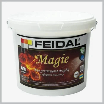 Декоративная краска Feidal Magie с эффектом бархата перламутровая 5 л