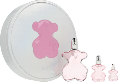 Набір для жінок Tous LoveMe Парфумована вода 90 мл + Парфумована вода 15 мл + Мініатюра Парфумована вода 4.5 мл (8436603334570)