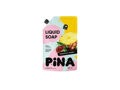 Мило рідке PINA 550мл дой-пак Pineapple and cherry
