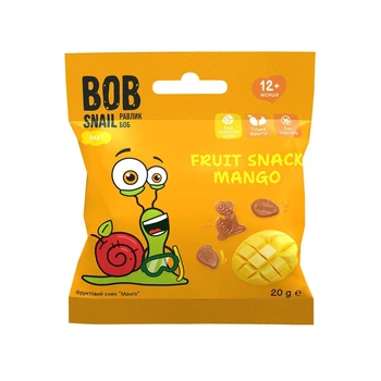Фруктовий снек Bob Snail манго 20г