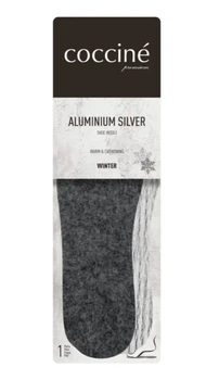 Стельки Coccine Aluminium Silver зимние теплоизоляционные войлочные с фольгой 4 мм. Размер 46