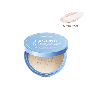 Водостойкая матирующая пудра Sadoer Lasting Waterproof Matte Finishing Powder (2 ivory white)