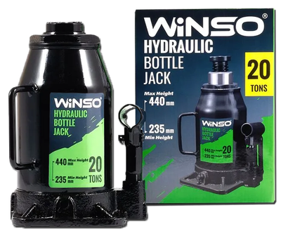 Домкрат гідравлічний 20 т 235-440 мм Winso 170220