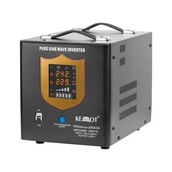 Источник бесперебойного питания (ИБП) Kemot 1400/2000W 24v (Черный)