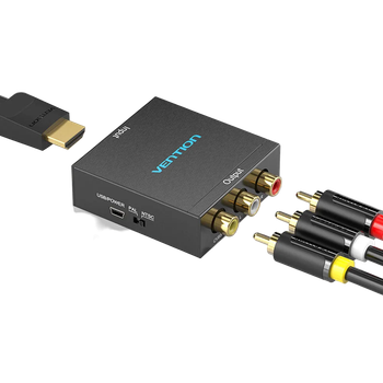 Конвертор HDMI to AV RCA (тюльпан) Vention 45646
