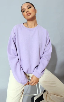 Жіночий світшот prettylittlething 902492-4 S Фіолетовий (9024920049)