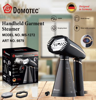 Ручной отпариватель удобный парогенератор для одежды Domotec MS-1272