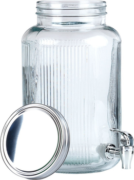 Słój do napojów Vilde z kranikiem szklany 6.2 l (5904316470968)