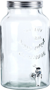 Słój do napojów Vilde z kranikiem szklany 6.2 l (5904316470982)