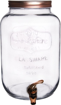 Скляна банка для напоїв Orion з краником 8.8 л (8592381150426)