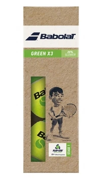 Тенісні м'ячі для дітей Babolat Green X3