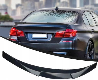 Premium Спойлер BMW F10 стиль М4 в кольорі Чорний глянець (ABS пластик) БМВ Ф10