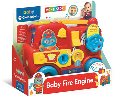 Wóz strażacki Clementoni Baby Montessori 17551 (8005125175512)