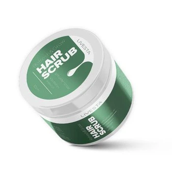 Скраб-пілінг для шкіри голови Refresh&Grow з розмарином і ментолом LIVESTA, 400 г