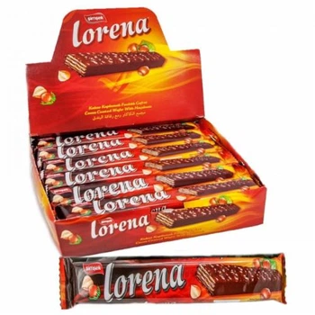 Вафлі Lorena Hazelnut (з горіхом) (6*24шт) - 50 g