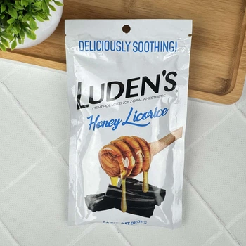 Льодяники LUDEN’S з ментолом,анестезуючі для горла та порожнини рота (мед і лакриця, з цукром), 30 шт