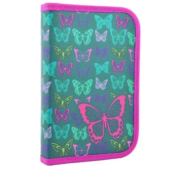 Пенал книга 1 отделение с 1 отворотом 1 Вересня Smart Butterfly 531669