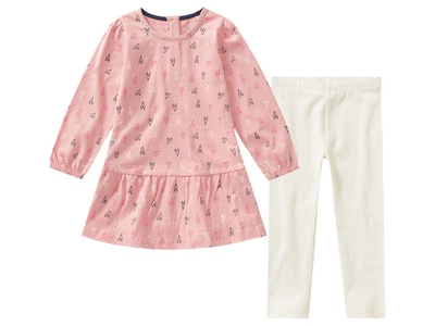 Костюм (плаття і лосини) для дівчинки Lupilu LYCRA® 386733 098-104 см (2-4 years) рожевий