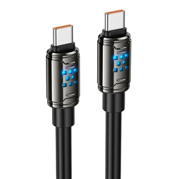 Кабель HOCO Type-C до Type-C Joy charging data cable U143 |1.2m, 240W| Black
