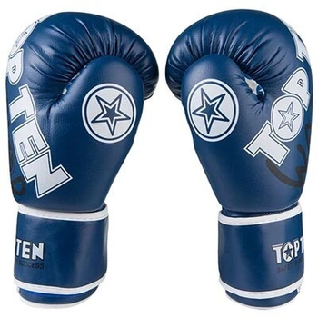 Боксерские перчатки TopTen WARRIOR 12oz синий TTW-12B