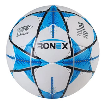 Футбольный мяч №5 Grippy Ronex голубой RXG-F1-LB