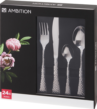 Набір столових приборів Ambition Bubble 24 елементи (5904134616128)
