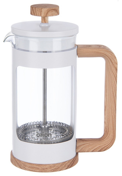 Чайник для заварювання кави і чаю Orion White Line скляний Білий 400 мл (8592381214197)