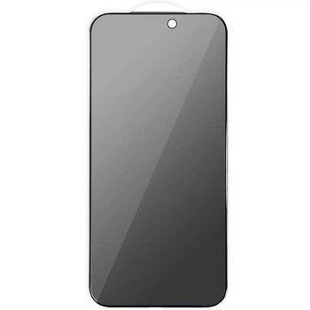Защитное стекло антишпион приватное Privacy 5D для Apple iPhone 17 Pro (6.3") Черный