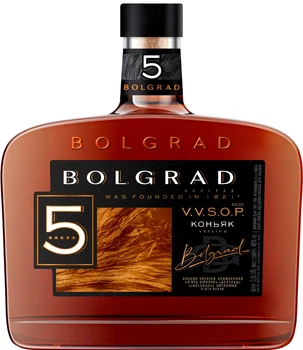 Бренді Bolgrad VVSOP 5 років витримки 0.5 л 40% (4820013031091)