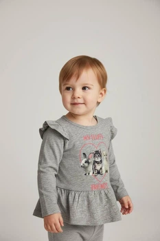 Туника Carters 72-76 см Серая