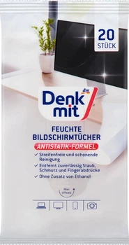 Вологі серветки для чищення екранів Denkmit 20шт