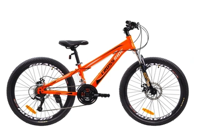 Велосипед горный подростковый Crossride Skyline 24 дюйма, рама 13" (Оранжевый)