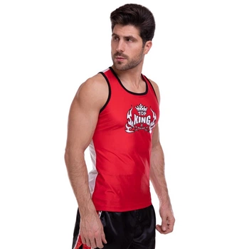 Майка боксерська TKSTT-003 Top King Boxing XL Червоний (37551045)