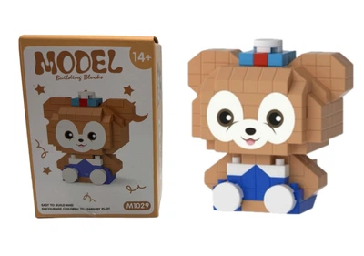 Детский конструктор 3D Model Bear Sanrio Hello kitty 167 деталей Коричневый (M1029)