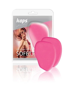Гелеві напівустілки для взуття Kaps Sofetti Half Insoles рожеві