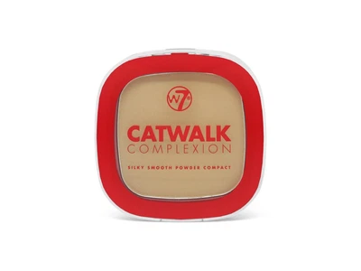 Пудра компактная W7 CATWALK COMPACT POWDER MEDIUM BEIGE 7г