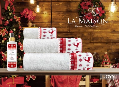 Подарочный набор полотенец La Maison, 3 шт. с ароматом Joyy