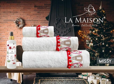 Подарочный набор полотенец La Maison, 3 шт. с ароматом Missy