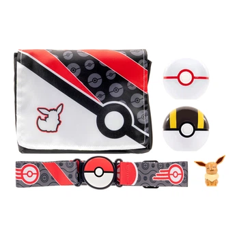 Игровой набор с покеболами Pokemon W5 Снаряжение тренера Ви с поясом и сумкой 5 см