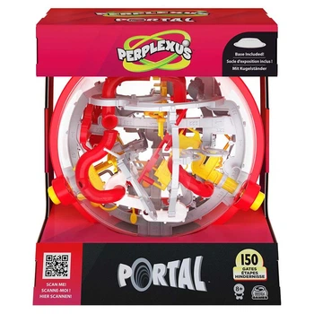 Головоломка у вигляді шару з лабіринтом на 150 перешкод Spin Master Perplexus Portal червона SM33621