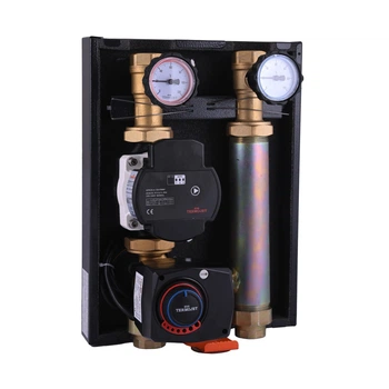 Насосна група Termojet НГ 48/48л зі змішувачем в кожусі без насоса, під насос базою 130мм, Dn25