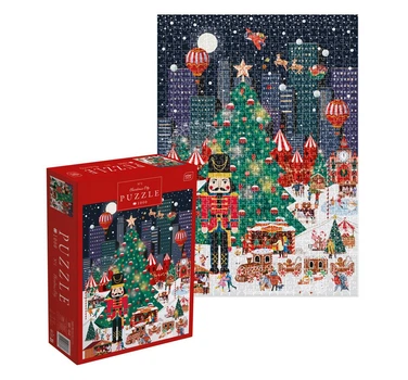 Пазли тришарові Christmas City 1000 деталей Interdruk 376367