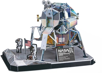 3D пазл объемный Cubic Fun NASA Лунный модуль Орел миссии Аполлон-11 93 элемента DS1058h